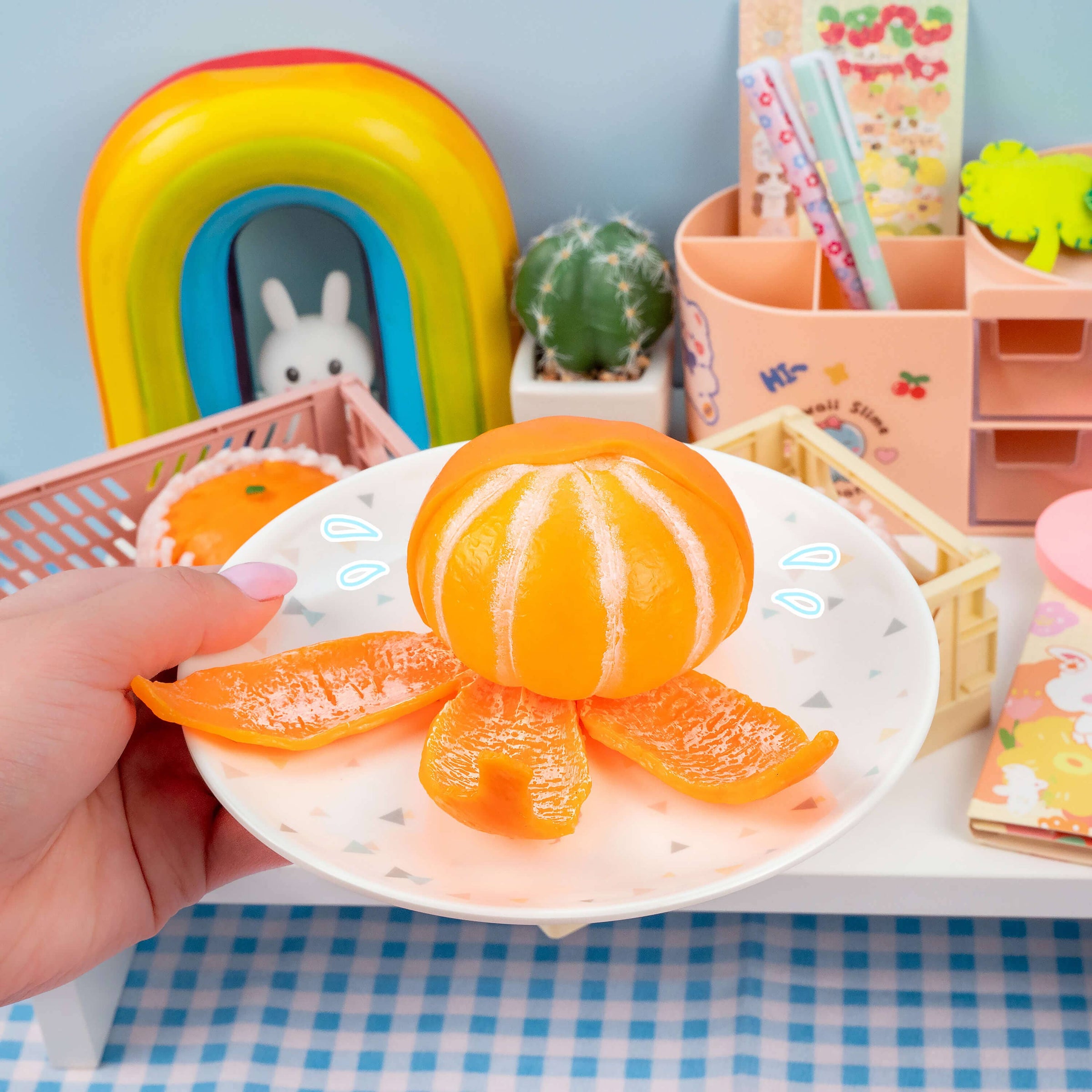 Tangerine Cutie Peeling Fidget Sensory Toy | The Black Bunny