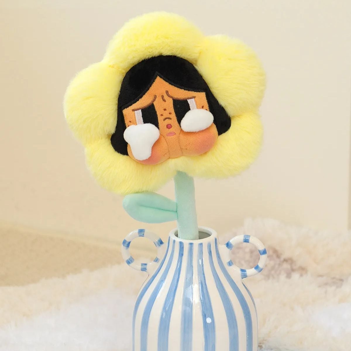 PopMart - Crybaby Sad Club Series Plush Flower | The Black Bunny