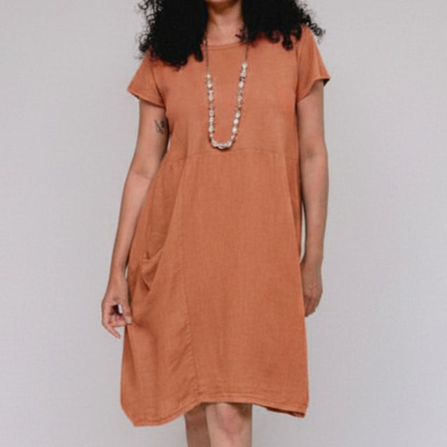 saga linen dress Saga Clothing: Made in Italy